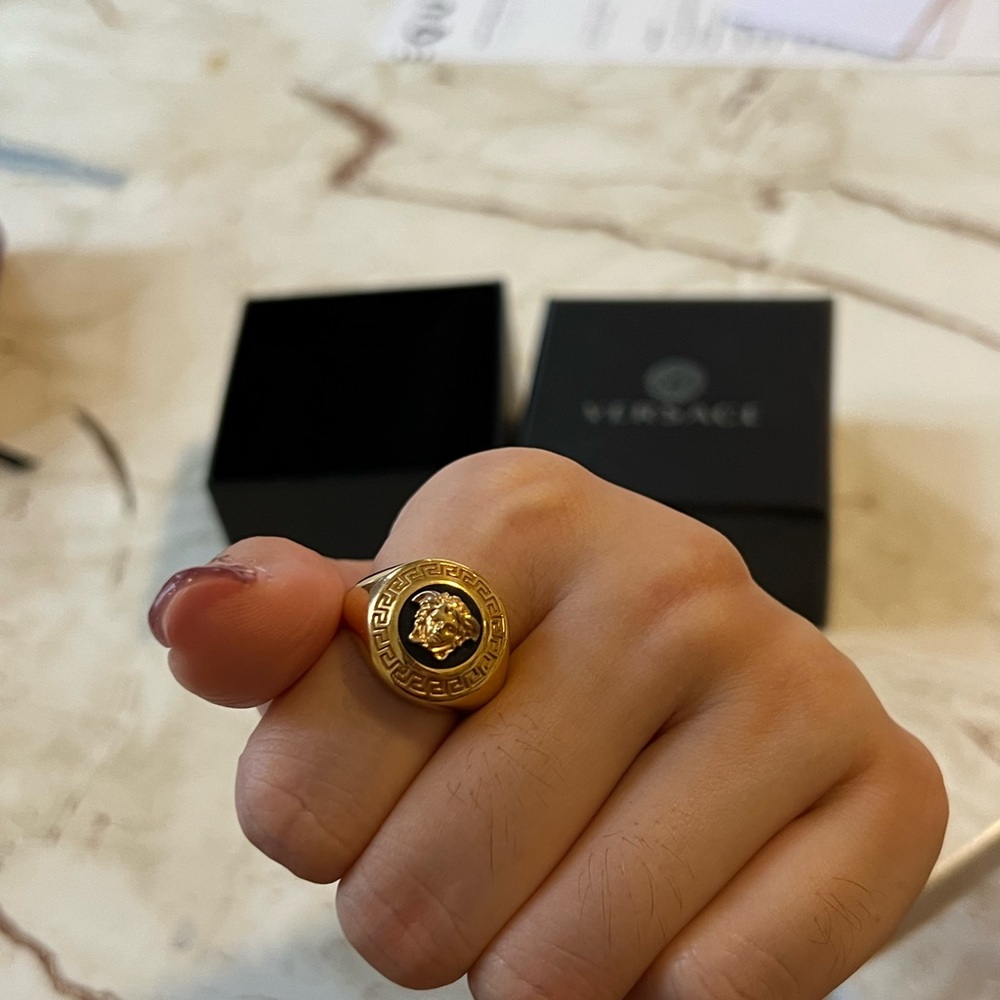Versace Ring Medusa Head - image 7